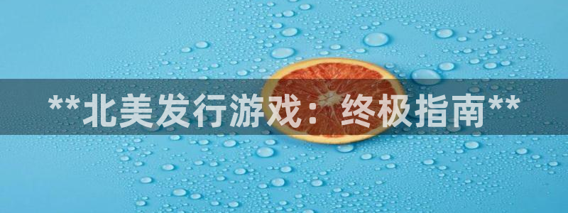 顺盈娱乐供7O777：**北美发行游戏：终极指南**