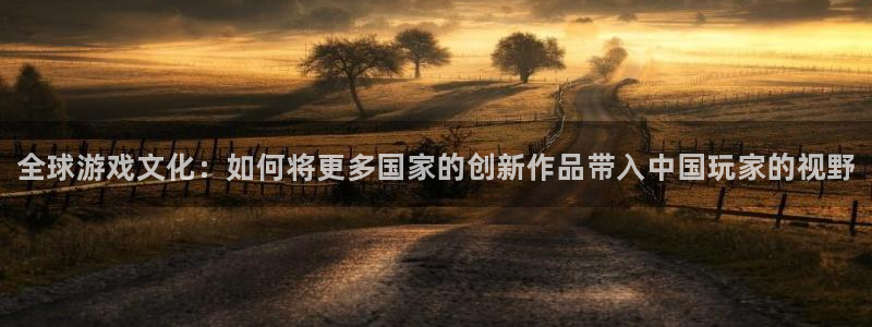 顺盈娱乐平台提现被关闭怎么回事儿：全球游戏文化：如何将更多国家的创新作品带入中国玩家的视野